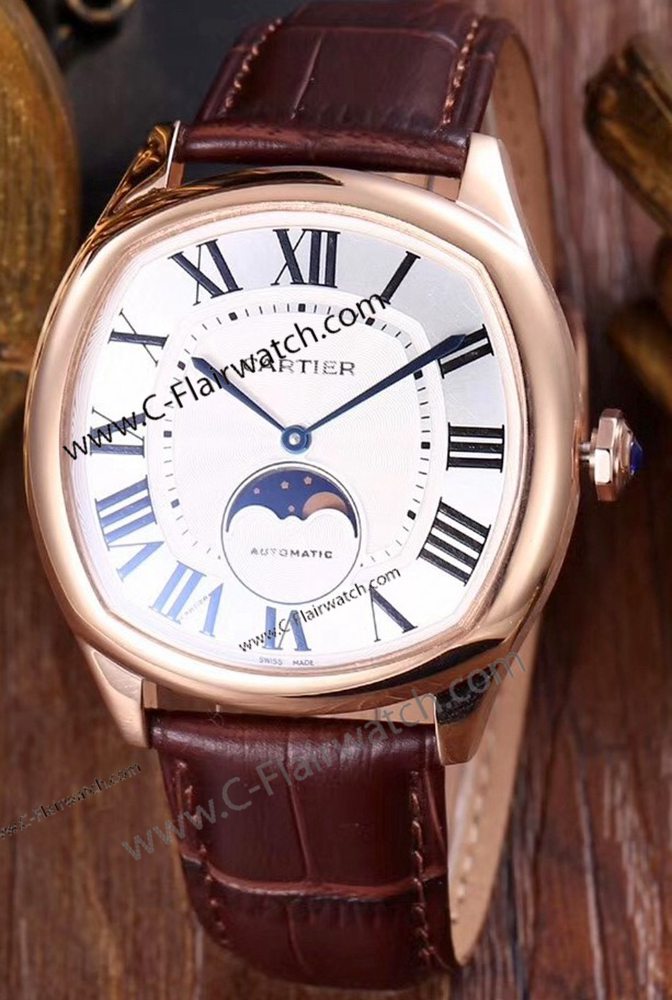 Rose Gold Drive De Cartier Watch Copy - Best Quality